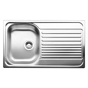 Blanco 45cm Tipo Left Hand Single Bowl Stainless Steel Inset Sink With Drainer