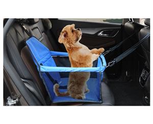 Blue Pet Car Booster Seat Puppy Cat Dog Auto Carrier