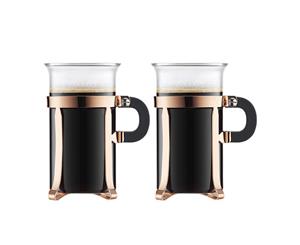 Bodum Chambord Glass 300ml Set of 2 Classic Copper