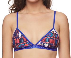 Bonds Women's Convertible Triangle Crop - Blue