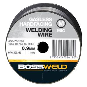 Bossweld 0.9mm x 1.0kg Gasless GLX600 Hardfacing MIG Wire