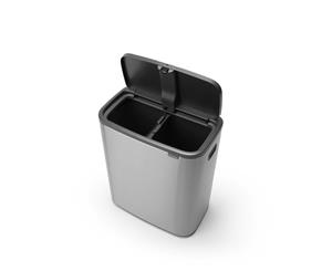 Brabantia BO Touch Bin 2 x 30L Matt Steel FPP