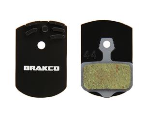 Brakco Organic Disc Pads With Heat-dissipation Fin For Avid Elixir