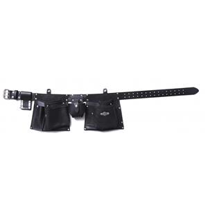 Buckaroo Black Leather Apron Tool Belt TMABB