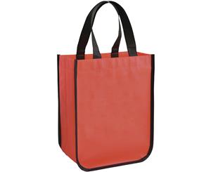 Bullet Acolla Small Laminated Shopper Tote (Red) - PF1494