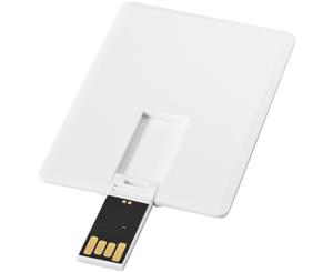 Bullet Slim Card Usb Stick (White) - PF1529