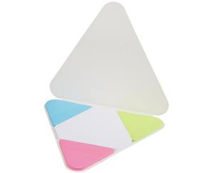 Bullet Triangle Sticky Note Pad (White) - PF2111