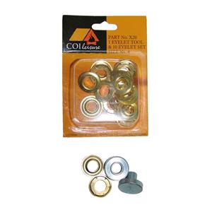 COI Leisure Eyelet Tool 10 Pack Size 4