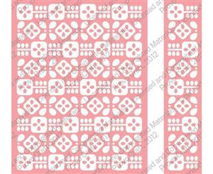 CUTTLEBUG Embossing Folder Flower Folk Border Set 4.25x5.5