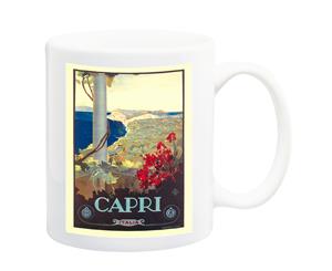 Capri Italy 1920 Travel Poster Mug - 11 Fluid Oz