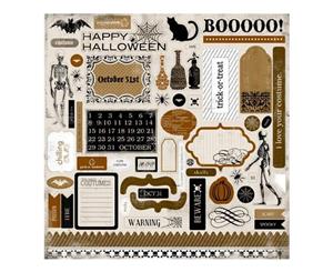 Carta Bella - All Hallow's Eve 12X12 Element Stickers