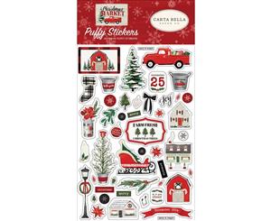 Carta Bella - Christmas Market Puffy Stickers