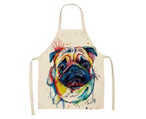 Cartoon Color Dog Kitchen Cooking Apron