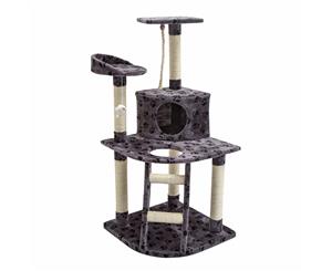 Cat Tree Multi Level Scratcher BEAR 120cm GREY