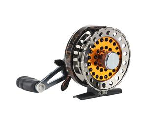 Catzon Metal Fly Fishing Reel FBI 6 + 1BB 2.61 66MM Wheel Right Hand Orange