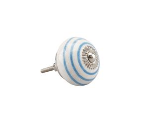 Cgb Giftware Blue Spiral Drawer Handle (Blue) - CB1320