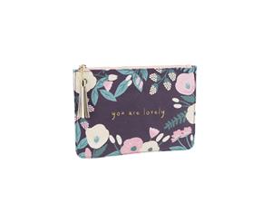 Cgb Giftware You Are Lovely Beauty Bag (Purple Flower) - CB1803