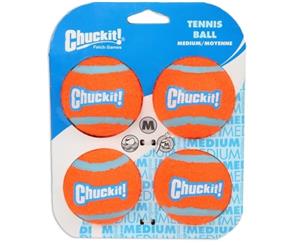 Chuckit Tennis Balls for Dogs Medium 4 Pack