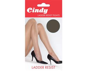 Cindy Womens/Ladies Ladder Resist Tights (1 Pair) (Pearl Grey) - LW114
