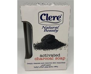 Clere Natural Beauty Activated Charcoal Soap 150g