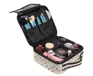 CoolBELL Women's Travel Cosmetic Bag-Colorful star