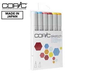 Copic Sketch Set Perfect Primaries 6pk - Multi