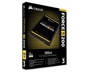 Corsair Force Series LE200 120GB SSD 2.5" SATA III 6Gbps 7mm Internal Solid State Drive TLC 550/500 MB/s 55/40K IOPS CSSD-F120GBLE200B