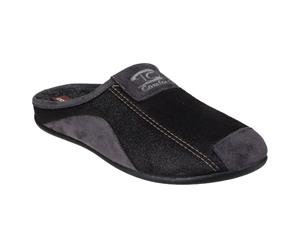 Cotswold Mens Westwell Slip On Mule Slippers (Black) - FS4361