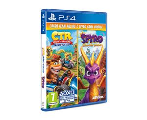 Crash Team Racing Nitro Fueled & Spyro Reignited Trilogy Double Pack PS4 Game