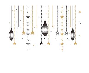 Curtain Droplight Wall Stickers Decals (Size 123cm x 78cm)