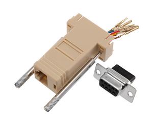 DB9 Pin Socket To RJ45 Socket 8P/8C Rs232 RJ45