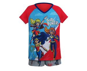 DC Superhero Girls Girl Power Juvenile Top & Short Set