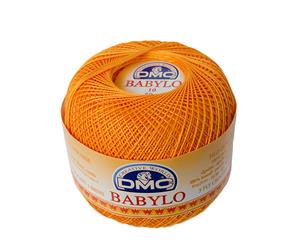 DMC Babylo 10 Crochet Cotton 50g Ball 741 Orange