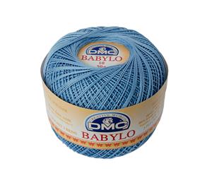 DMC Babylo 10 Crochet Cotton 50g Ball 799 Medium Delft Blue