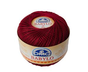 DMC Babylo 10 Crochet Cotton 50g Ball 815 Medium Garnet