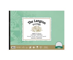 Daler Rowney Langton Prestige Pad NOT 355x508mm (14x20") 300gsm 12 sheets (Pad)