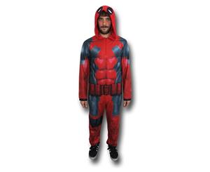 Deadpool Sublimated Pajamas Union Suit