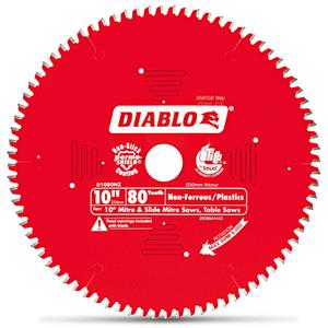 Diablo 254mm 80T TCT Circular Saw Blade for Aluminium & Non-Ferrous Metal Cutting