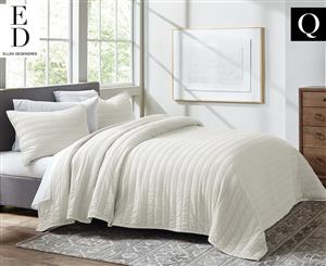 ED By Ellen DeGeneres Marmont Queen Bed Coverlet Set - White