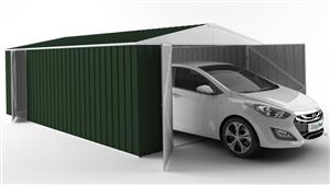 EasyShed 6030 Tall Garage Shed - Caulfield Green