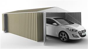 EasyShed 6030 Tall Garage Shed - Wheat