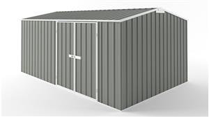 EasyShed D4530 Tall Truss Roof Garden Shed - Bush Smoke