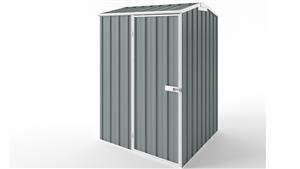 EasyShed S1515 Tall Gable Roof Garden Shed - Armour Grey