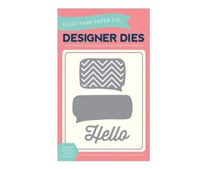 Echo Park Designer Dies - Thought Bubbles & Hello *