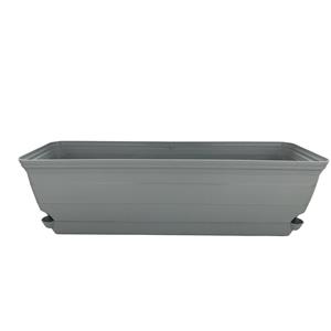 Eden 60cm Grey Roman Self Water Trough