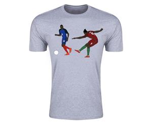 Eder Goal Euro 2016 Cartoon T-Shirt (Grey)