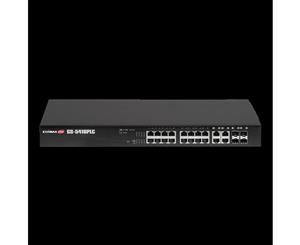 Edimax Long Range 16-Port Gigabit PoE+ Web Smart Switch with 4 RJ45/SFP Combo Ports GS-5416PLC