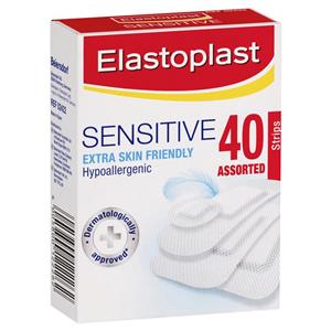 Elastoplast Sensitive 40 Strips Assorted