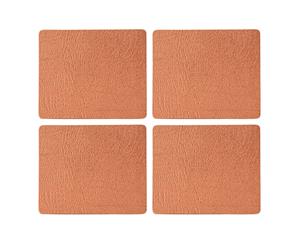 English Tableware Co. Bonded Leather Coasters Copper