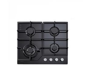 Euro Cooktop (Gas) 600mm Black Glass ECT600GBK